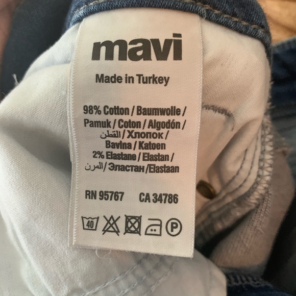 MAVI SKINNY ALEXA MIDRISE MEDIUM WASH JEAN JEANS - Picture 10 of 12